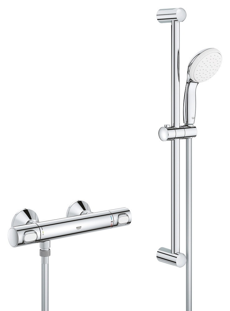 Смеситель для душа Grohe Grohtherm 500 34796001 хром купить в интернет-магазине сантехники Sanbest