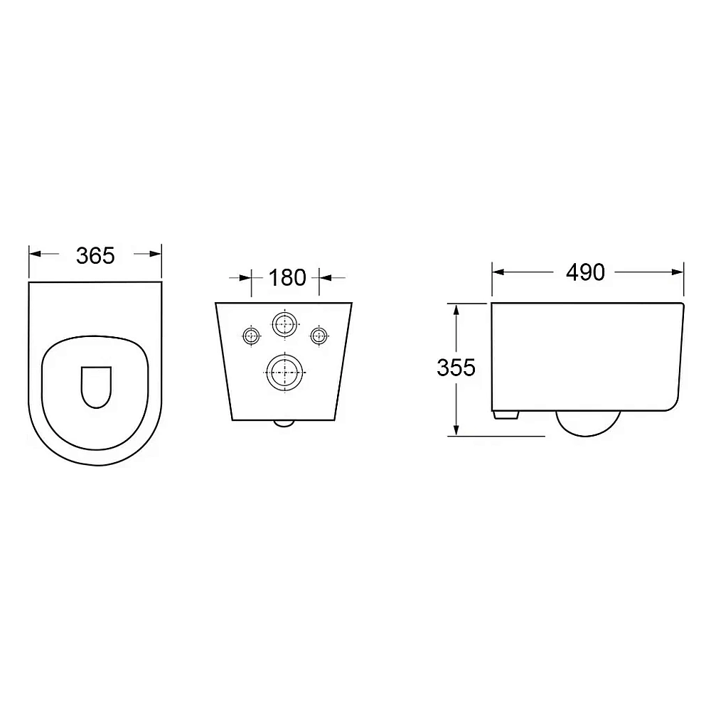 Унитаз подвесной CeruttiSpa TANARO Aria MB CT9238 безободковый, с крышкой микролифт, черный матовый купить в интернет-магазине Sanbest