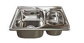 Мойка кухонная MIXLINE ML 538196 хром купить в интернет-магазине сантехники Sanbest