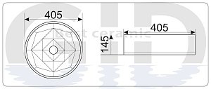 Раковина GID 9425 купить в интернет-магазине Sanbest