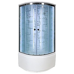 Душевая кабина DTO ЕМ4590 LED 90х90 купить в интернет-магазине Sanbest