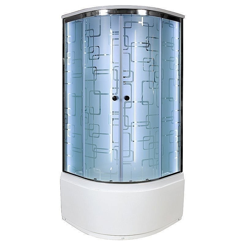 Душевая кабина DTO ЕМ4590 LED 90х90 купить в интернет-магазине Sanbest