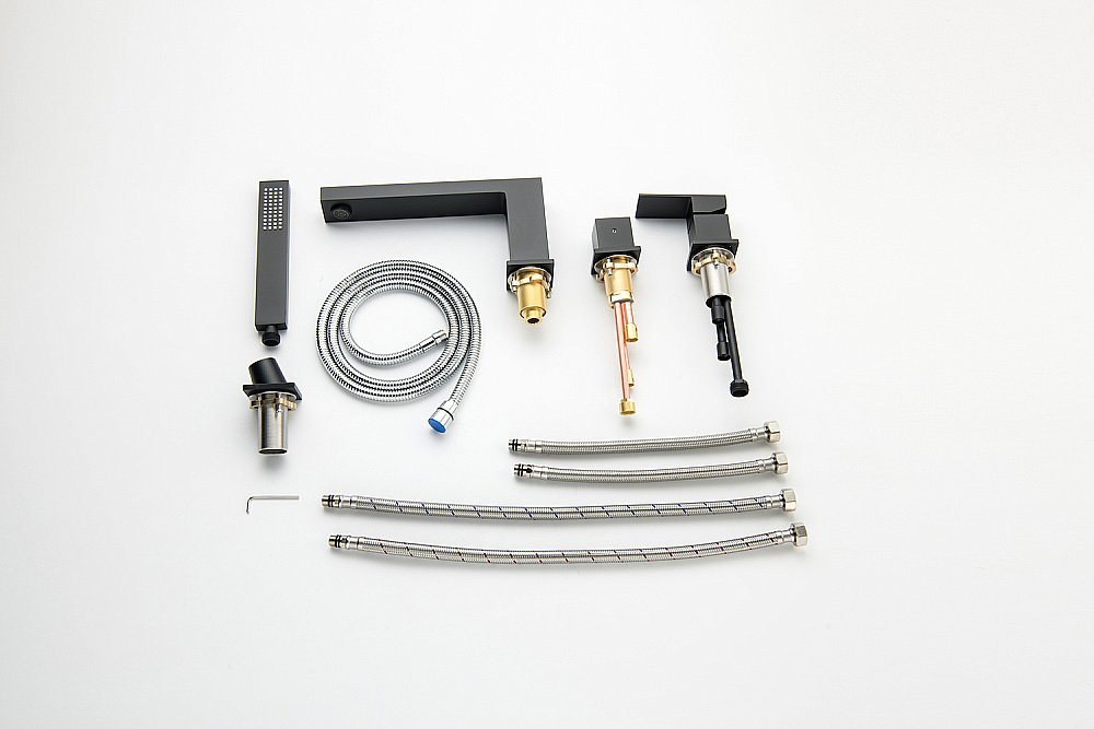 Смеситель для ванны Timo Selene 2130/03Y черный купить в интернет-магазине сантехники Sanbest