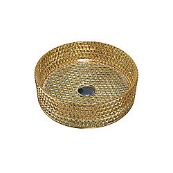 Раковина накладная Vincea 40 VBS-5GL05 золото купить в интернет-магазине Sanbest