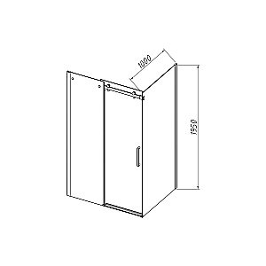 Душевой уголок Vincea Como-N VSR-4CN1013CGB 130x100 профиль черный/стекло тонированное купить в интернет-магазине Sanbest