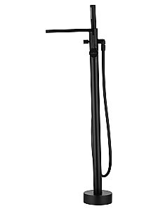 Смеситель для ванны напольного монтажа WONZON & WOGHAND STICK, Черный матовый (WW-88649901-MB) купить в интернет-магазине сантехники Sanbest