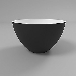 Раковина накладная WhiteCross Amethyst 50 0711.050050.20100 черная матовая, белая матовая купить в интернет-магазине Sanbest