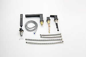 Смеситель для ванны Timo Selene 2130/03Y черный купить в интернет-магазине сантехники Sanbest