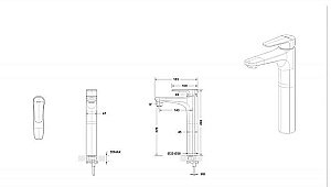 Смеситель для раковины Bravat Source F1173218BW-A9-ENG купить в интернет-магазине сантехники Sanbest