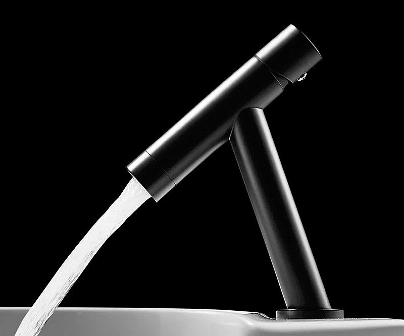 Смеситель для раковины Bronze de Luxe Liberty 102B черный матовый купить в интернет-магазине сантехники Sanbest
