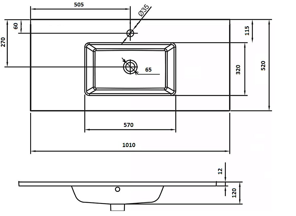 Консоль с раковиной Armadi Art LUCIDO 100 серебро для ванной в интернет-магазине сантехники Sanbest
