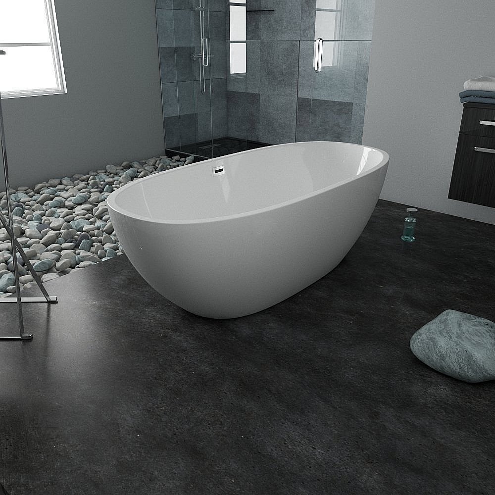 Ванна акриловая Grossman Fly GR-1701 170x80 белая купить в интернет-магазине Sanbest