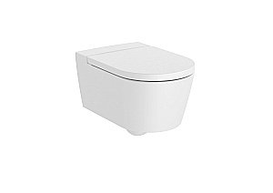 Унитаз подвесной Roca Inspira Round Rimless 346527620 безободковый, белый матовый купить в интернет-магазине Sanbest