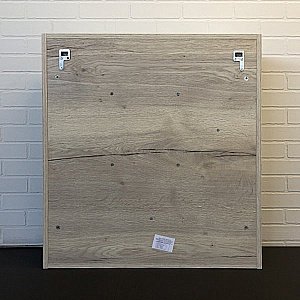 Зеркальный шкаф Comforty Клеон 00-00004755 75 белый/дуб дымчатый купить в интернет-магазине сантехники Sanbest