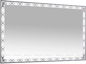 Зеркало LED De Aqua ТРЕНД 205770 120x75 в ванную от интернет-магазине сантехники Sanbest