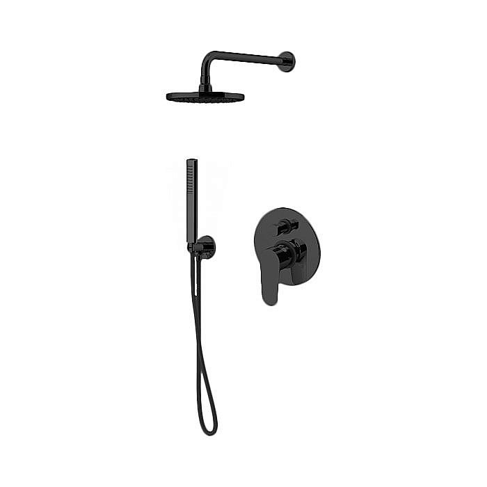 Душевая система Gattoni H2Omix7000 KTH715/PDNO черная матовая купить в интернет-магазине сантехники Sanbest