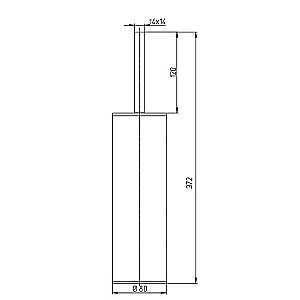Ершик для туалета PAINI Dax-R 84CR061 хром купить в интернет-магазине сантехники Sanbest