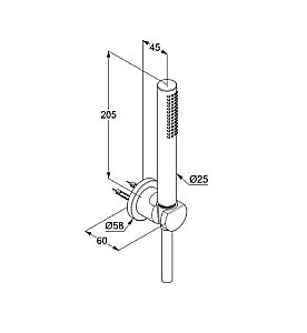 Душевой гарнитур Kludi NOVA FONTE PURISTIC 2085053-15 белый матовый купить в интернет-магазине сантехники Sanbest