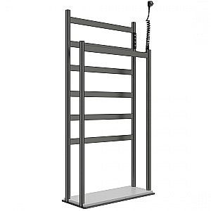 Полотенцесушитель электрический напольный WONZON & WOGHAND ESSEN, Темный графит (WW-A407-GM) купить в интернет-магазине сантехники Sanbest