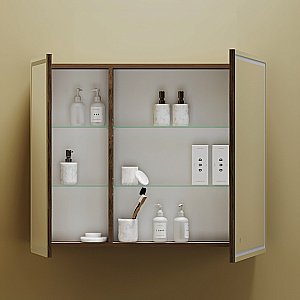 Зеркальный шкаф Sancos Mirror MI90ECH дуб чарльстон купить в интернет-магазине сантехники Sanbest