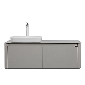 Тумба с раковиной Black&White Universe U915.1200 серая для ванной в интернет-магазине Sanbest