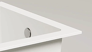 Ванна Salini CASCATA S-sense 105011G 150x70 белая купить в интернет-магазине Sanbest