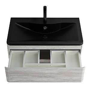 Тумба с раковиной BelBagno ALBANO 100 подвесная Rovere Vintage Bianco для ванной в интернет-магазине Sanbest