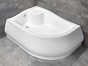 Душевой поддон Radaway Korfu E 4E81400-03L 100x80 белый купить в интернет-магазине Sanbest