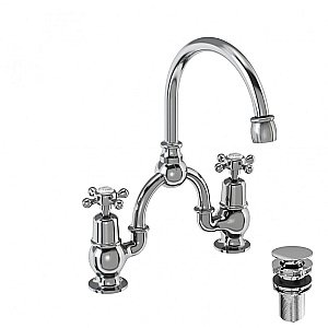 Смеситель для раковины Burlington CL27-QT+W11 купить в интернет-магазине сантехники Sanbest