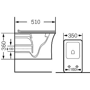 Унитаз подвесной Grossman GR-4461S безободковый, с крышкой микролифт, белый купить в интернет-магазине Sanbest