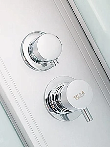 Душевая кабина WeltWasser WW500 LAINE XL 802 профиль матовый хром/стекло прозрачное купить в интернет-магазине Sanbest