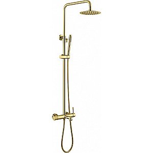 Душевая система Boheme Uno 468-G золото купить в интернет-магазине сантехники Sanbest