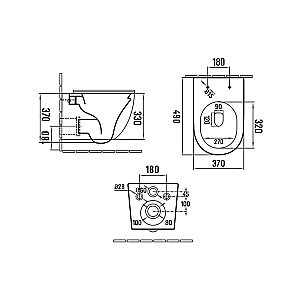 Унитаз Vincea Globo VT1-14SMC безободковый, с крышкой микролифт, капучино матовый купить в интернет-магазине Sanbest