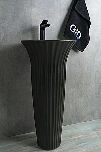 Раковина напольная Gid Autonomo 41 Nb132bg 81114 черная графит купить в интернет-магазине Sanbest