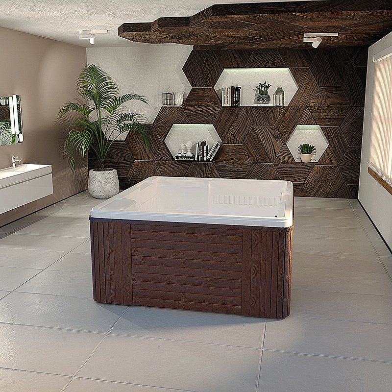 Минибассейн Радомир Цезарь Gold 188х174 белый купить в интернет-магазине Sanbest