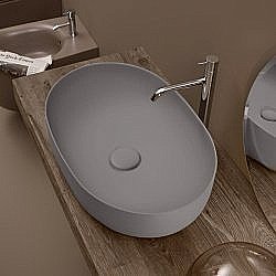 Раковина накладная Kerasan Nolita 60 534389 Ferro Matt купить в интернет-магазине Sanbest