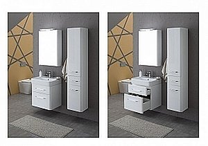 Шкаф-пенал для ванной Aquanet Виченца 36 для ванной в интернет-магазине сантехники Sanbest