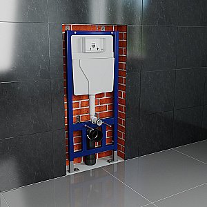 Инсталляция Grossman Classic 980.T1.04.100.100 для унитаза с клавишей смыва 800.T1.04.100.100 RUS хром купить в интернет-магазине сантехники Sanbest