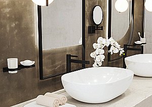 Стакан Hansgrohe AddStoris 41749670 черный купить в интернет-магазине сантехники Sanbest