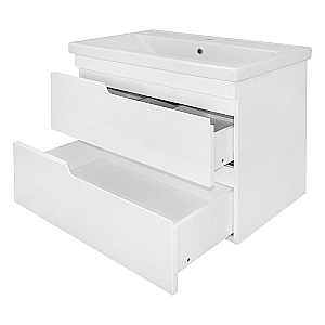 Тумба с раковиной Azario KANTRI 80/2 CS00097255 белая для ванной в интернет-магазине Sanbest