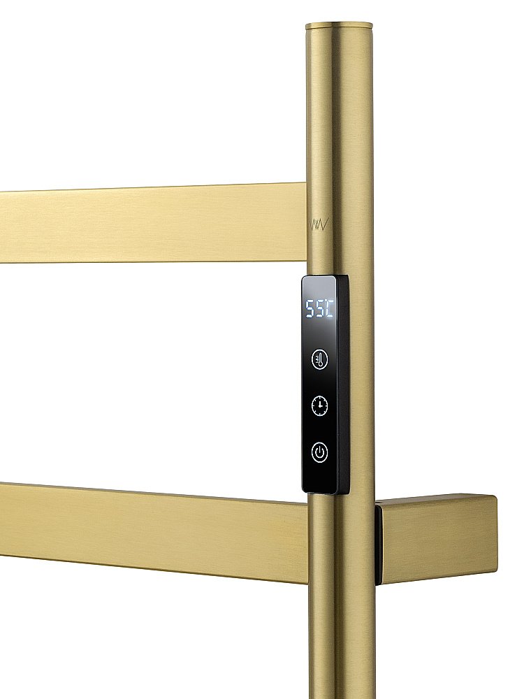 Полотенцесушитель электрический WONZON & WOGHAND ESSEN, Брашированное золото (WW-A405-BG) купить в интернет-магазине сантехники Sanbest