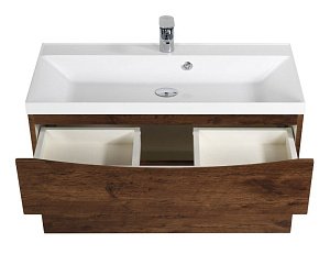 Тумба с раковиной BelBagno MARINO H60-2C-SO-RW-P 90 Rovere Moro для ванной в интернет-магазине Sanbest