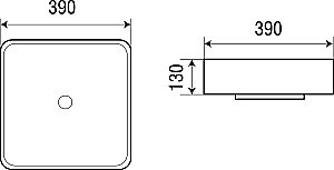 Накладная раковина WeltWasser WW ELBACH 2196 39 белая купить в интернет-магазине Sanbest