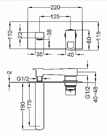 Смеситель для раковины Cezares LEVICO-BLS2 купить в интернет-магазине сантехники Sanbest