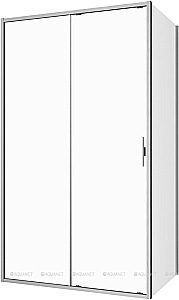 Душевой уголок Allen Brau Priority 130x100 3.32032.BA/3.32062.BA стекло прозрачное/профиль брашированное серебро купить в интернет-магазине Sanbest