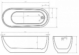 Ванна акриловая ABBER AB9341-1.5 купить в интернет-магазине Sanbest