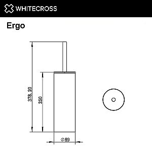 Ершик для унитаза WhiteCross Ergo ER2274CR хром купить в интернет-магазине сантехники Sanbest
