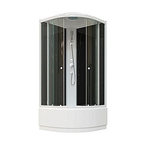 Душевая кабина Parly Classic EC821, тропический душ, ABS-поддон, тонированное закалённое стекло купить в интернет-магазине Sanbest