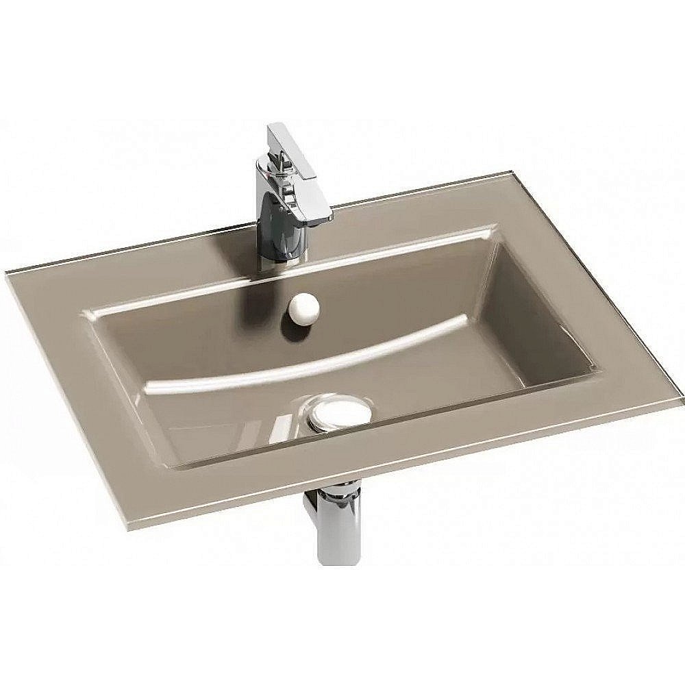 Раковина Jacob Delafon VOX 61 EB2105-DD4 коричневая купить в интернет-магазине Sanbest