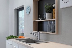 Смеситель для кухни Hansgrohe Focus M42 150 71829000 купить в интернет-магазине сантехники Sanbest